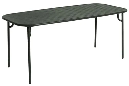 Petite Friture WEEK-END Rektangulært Bord Glas Grøn
